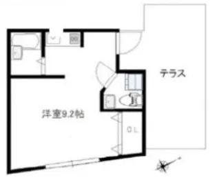 テラスガーデン中目黒【3階】の間取り