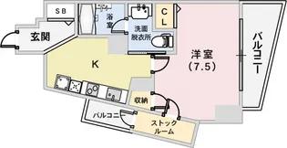 グルーブ神戸ハーバーアリーナ【2階】の間取り