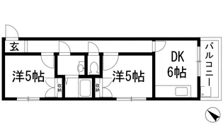メゾンド中山【4階】の間取り