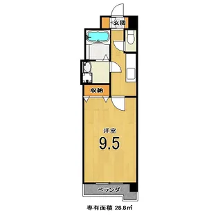 メゾン・フェアリー【6階】の間取り