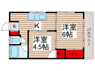 シマムラマンション【2階】の間取り