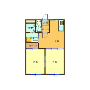 プリムローズ【1階】の間取り