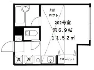 ランドヒルズウエストA棟【2階】の間取り