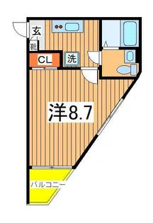 VISTA柏【2階】の間取り