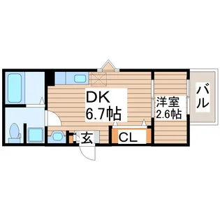 REGALEST Advance 太子堂I【3階】の間取り