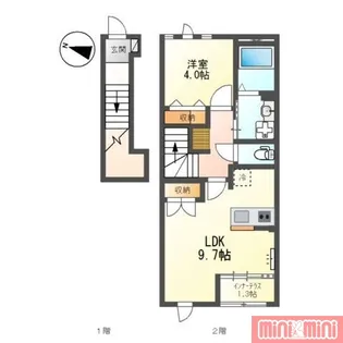 帆凪~HONAGI~【2階】の間取り