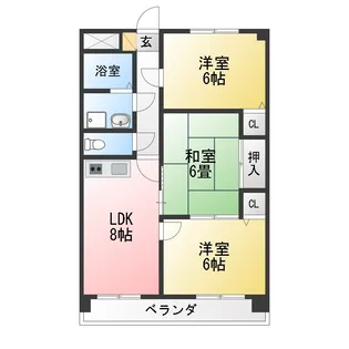 プレッソ三河安城【2階】の間取り