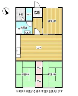 冨松コーポ【1階】の間取り