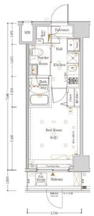 Log鶴見【2階】の間取り