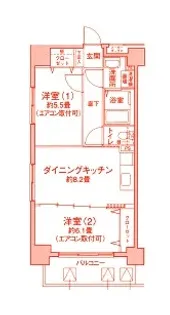 ステイブル協和【7階】の間取り