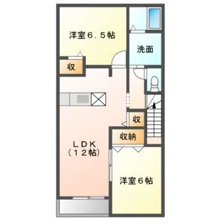 ユートピア・ナミ【2階】の間取り