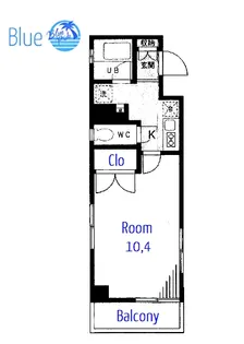 オンディーヌ湘南【3階】の間取り
