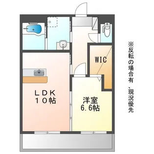 レモンテラスHASAMA【1階】の間取り
