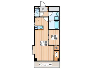 グラツィオ【2階】の間取り