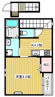 エスペランサ【2階】の間取り