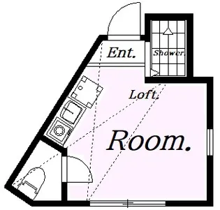 ユナイト横浜ジュセリーノ【2階】の間取り