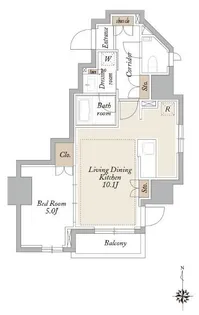 KDXレジデンス三鷹【6階】の間取り