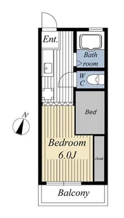 プリシード松原【1階】の間取り