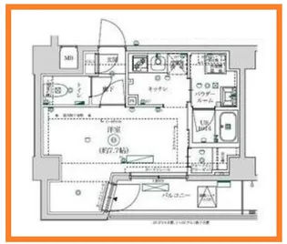 MAXIV武蔵新城TRE【4階】の間取り