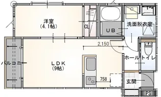 セブンピース【1階】の間取り