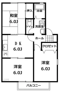 佐藤ハイツC棟【2階】の間取り