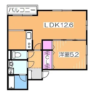 シャイロ205堺東【2階】の間取り