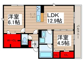 グランドサファイア【1階】の間取り