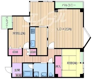 プリオール千里【3階】の間取り