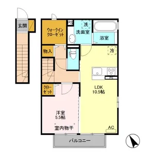 ラ ルミエール【1階】の間取り
