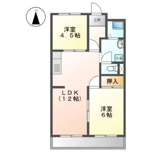 加藤シティハイツ【1階】の間取り