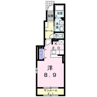 フルールVI【1階】の間取り