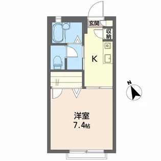 ブルックハイム C【2階】の間取り