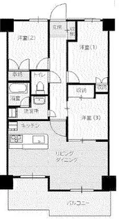 NICアーバンステイツ我孫子【1階】の間取り