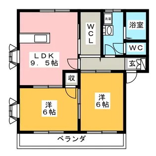 III大嶋レジデンスB【1階】の間取り