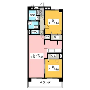 M&T【5階】の間取り