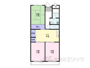 マンション亨【2階】の間取り