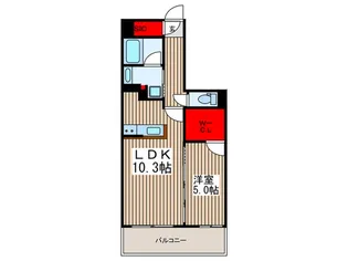 サンクレイドル西川口【5階】の間取り