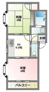 中井マンション【3階】の間取り