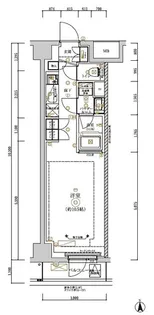 RELUXIA CITY 北新宿【2階】の間取り