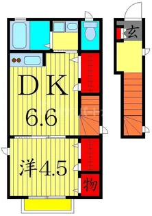 カーサ ユタカの間取り