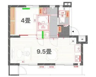 goodroom residence 座間ホシノタニ団地1号棟【2階】の間取り
