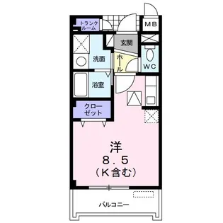 ガーディアン【1階】の間取り