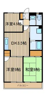 ファムール井荻【2階】の間取り