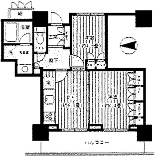 ウェルタワー深川【6階】の間取り