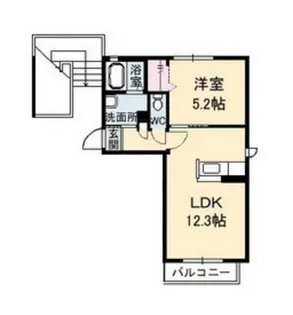 アンシャンテくろだ【2階】の間取り