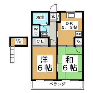 メゾンヴァンガード【2階】の間取り