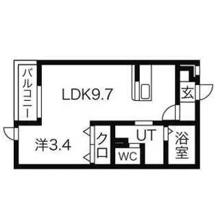 ウィングスI棟【2階】の間取り