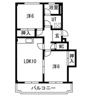 Asobi-PALACE 矢作橋【2階】の間取り