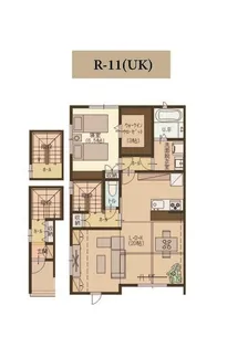 ユーソニアン・前川東E【3階】の間取り