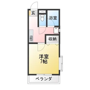 ムーニー安藤【2階】の間取り